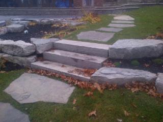 Natural Stone Path and Steps